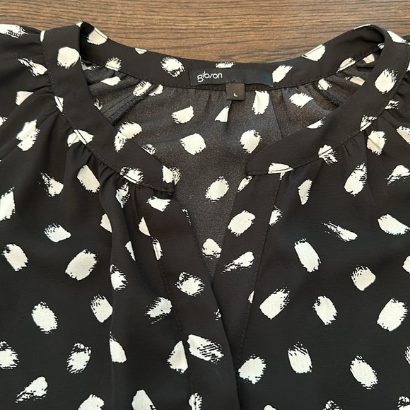 Gibson black and white blouse - Picture 2 of 5